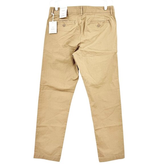 Free Assembly Men's Everyday Tapered Stretch Core Kelp Tan Chino Pants 32x30 NWT - Picture 2 of 11
